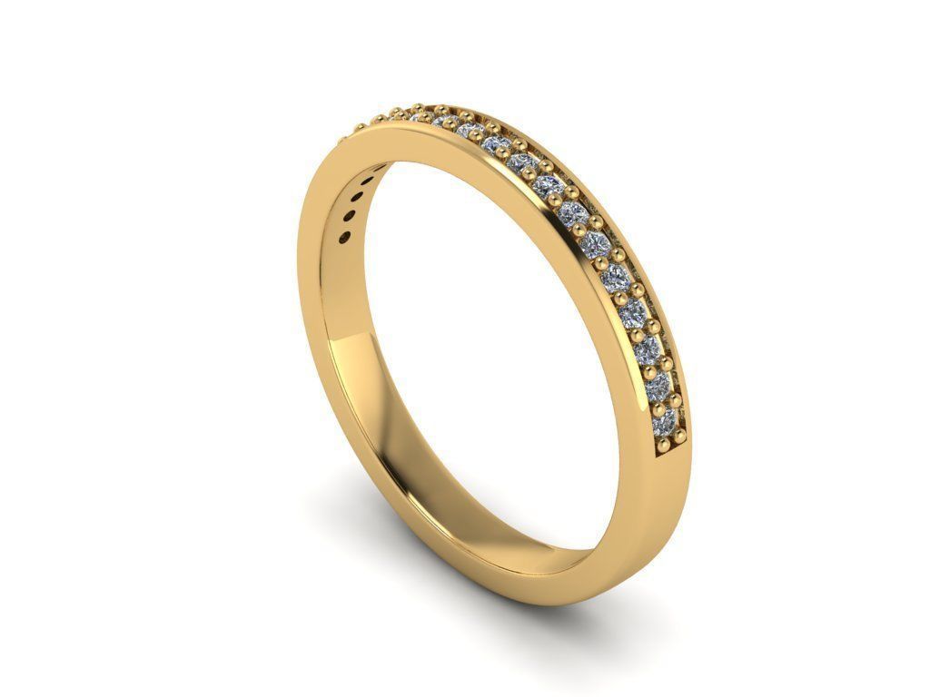 Diamond ring 3D print model_1