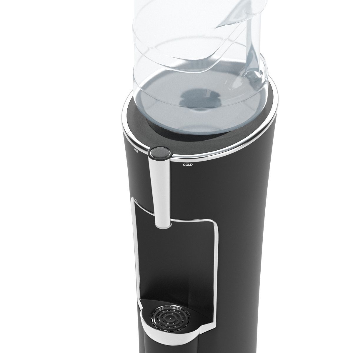 Water Dispenser 300 Series Pure with bottle and handle 3D model_1