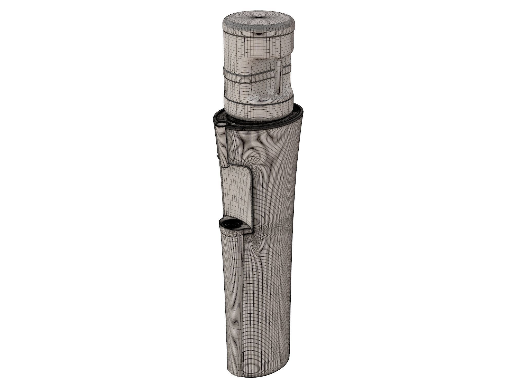 Water Dispenser 300 Series Pure with bottle and handle 3D model_7