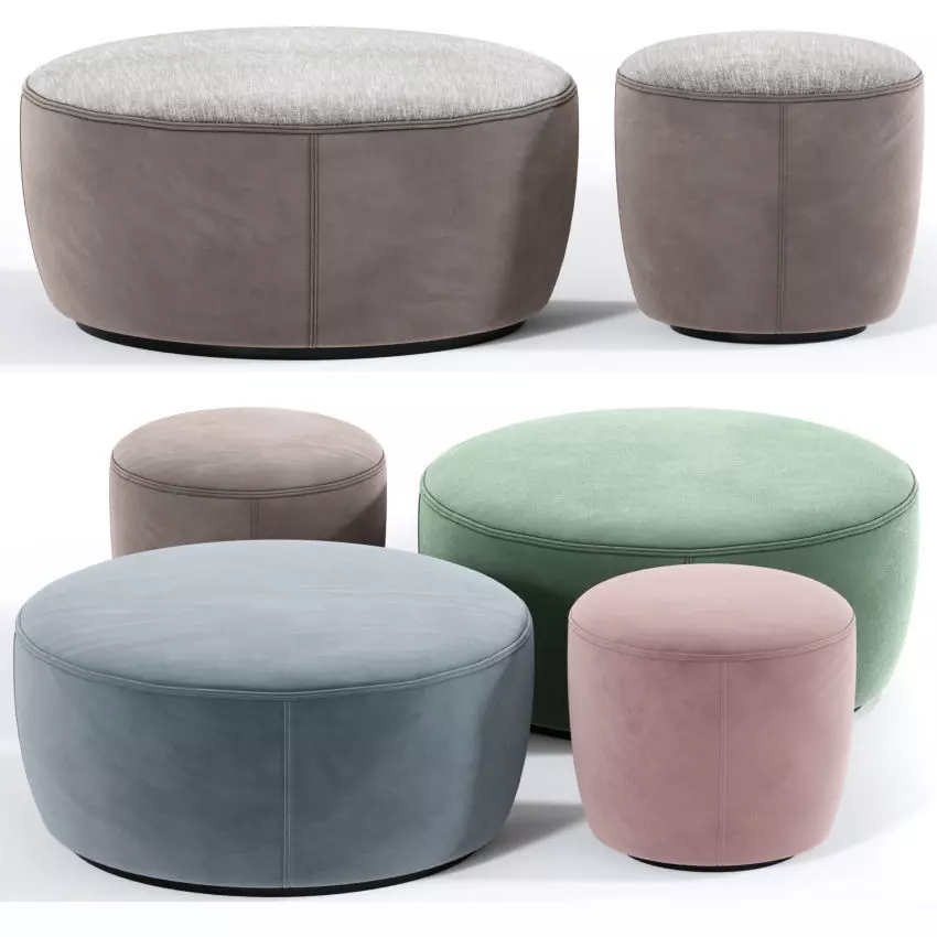 Ross Gardam Pouf 3D model_0