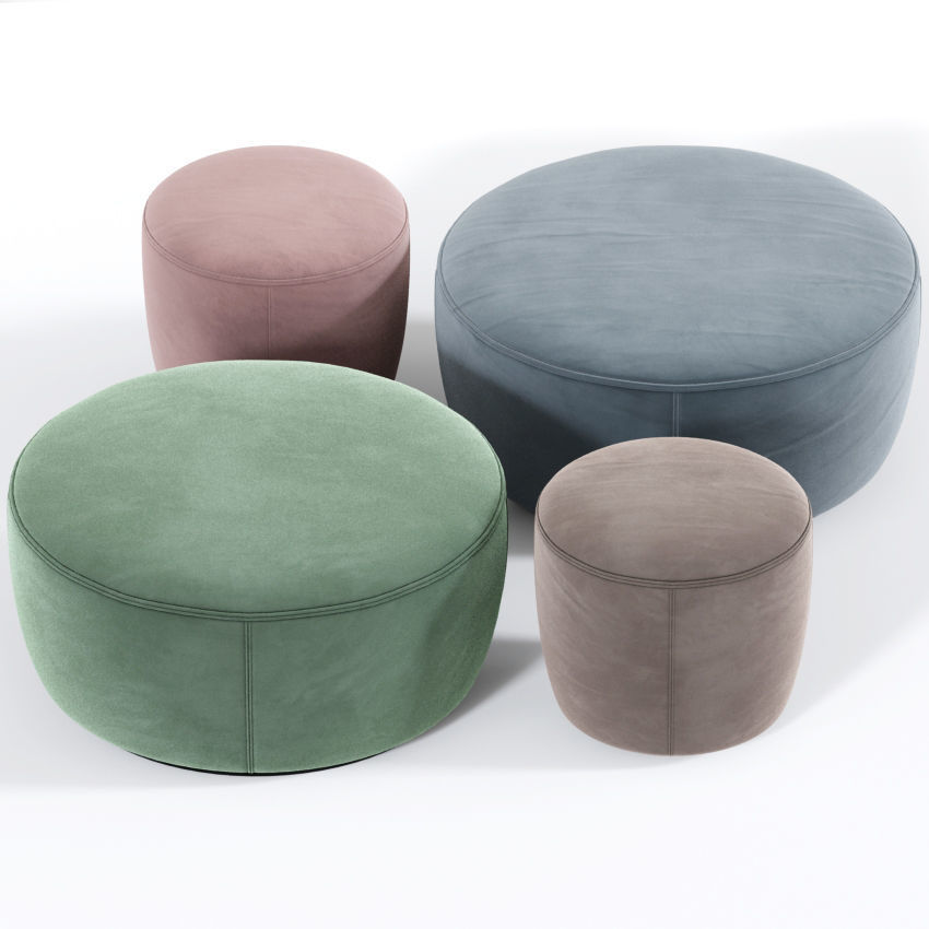 Ross Gardam Pouf 3D model_1