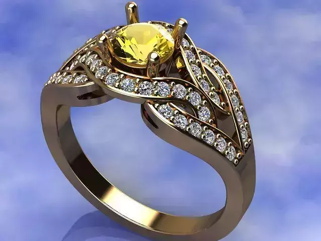 ENG-06 sapphire engagement ring