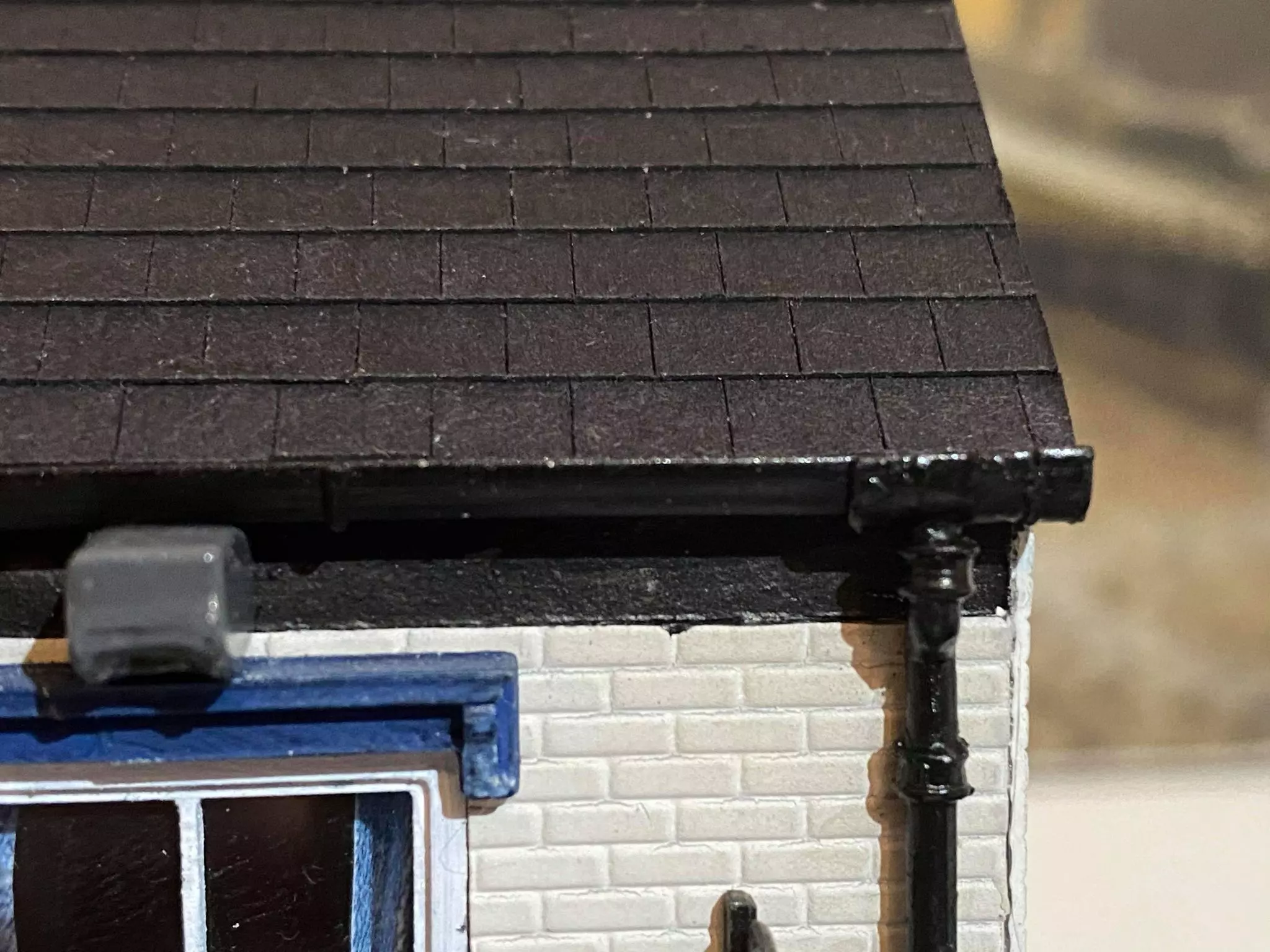 ROOF GUTTER 7MM SCALE O GAUGE MODEL RAILWAY  HALF MM OFFSET 3D print model_0