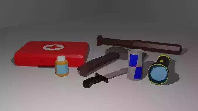Game Ready Low Poly Survival Pack