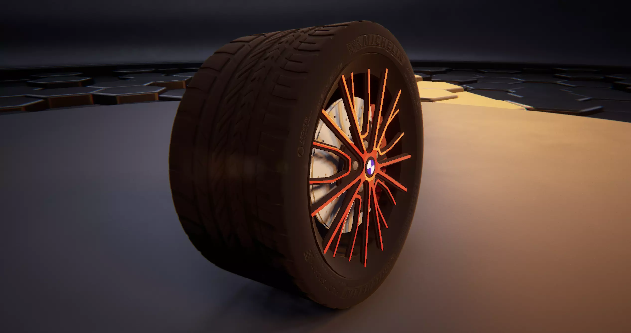 Car tire Free 3D model_0