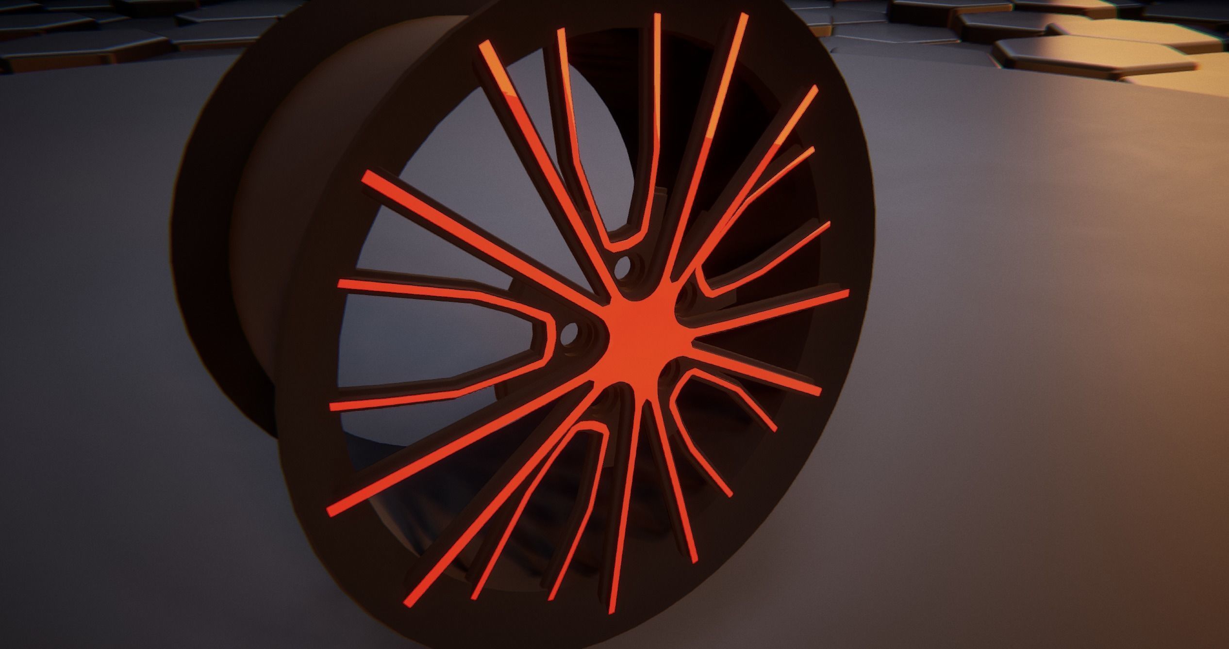 Car tire Free 3D model_8