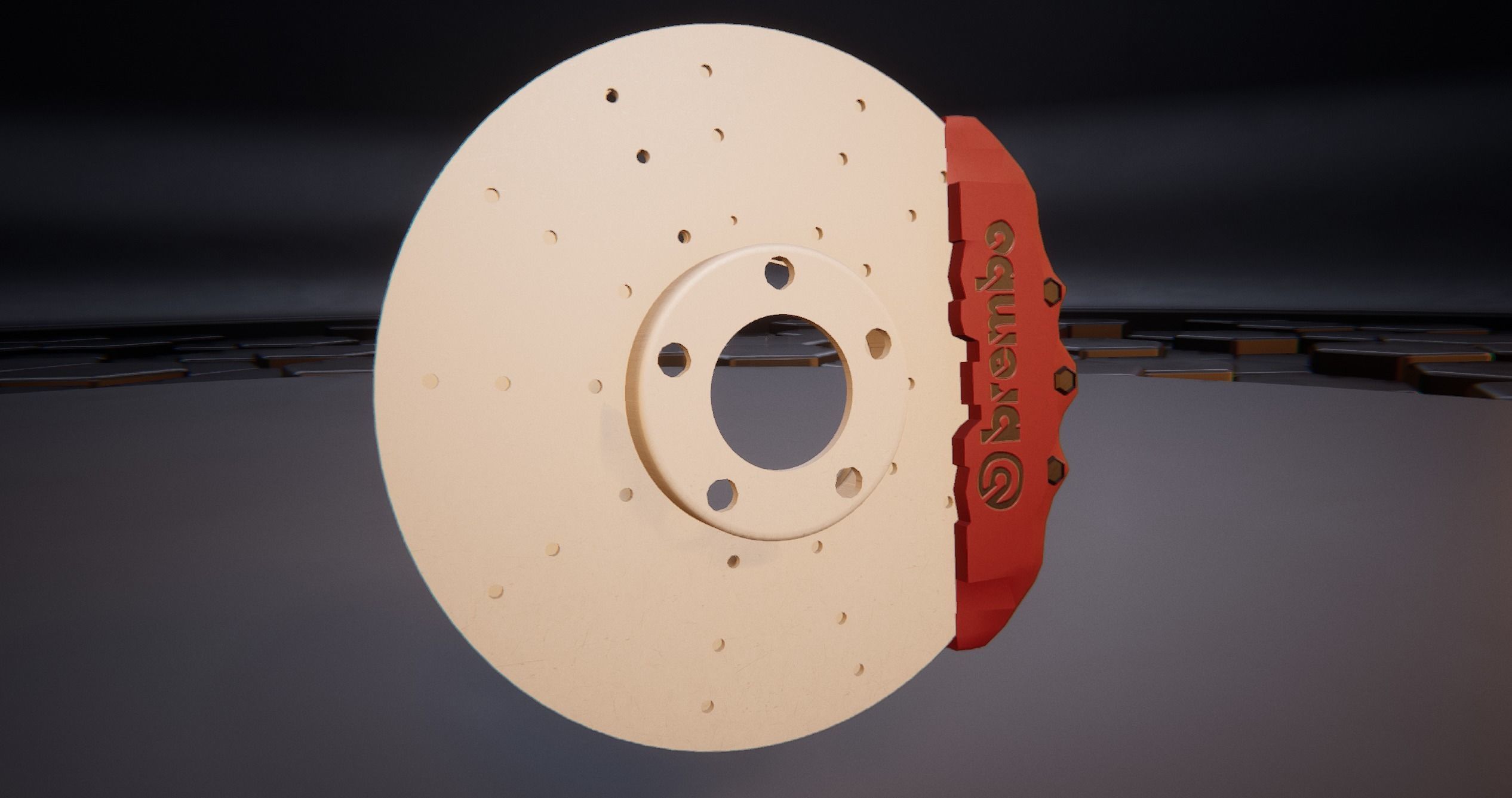 Car tire Free 3D model_7