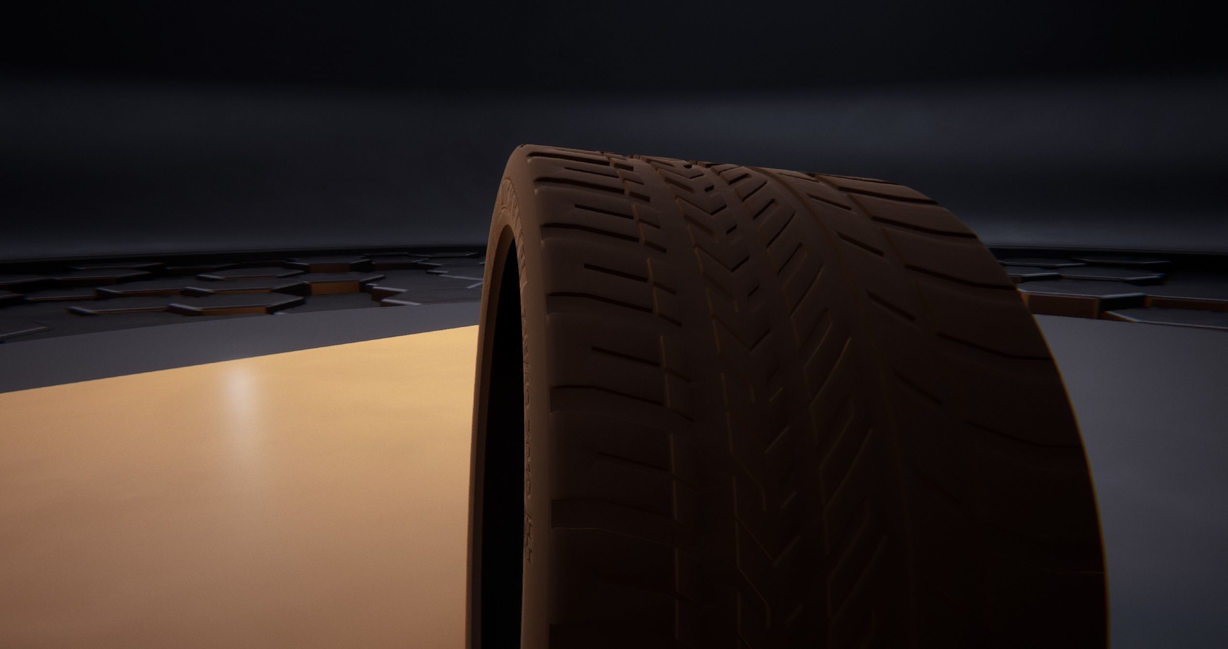 Car tire Free 3D model_6