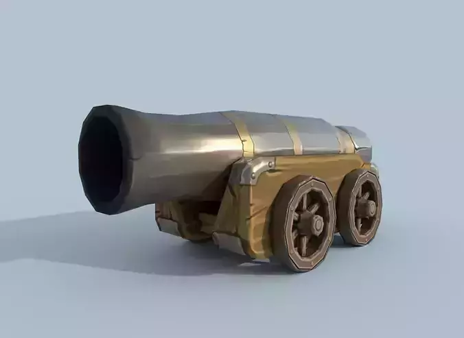 Stylized Naval Cannon