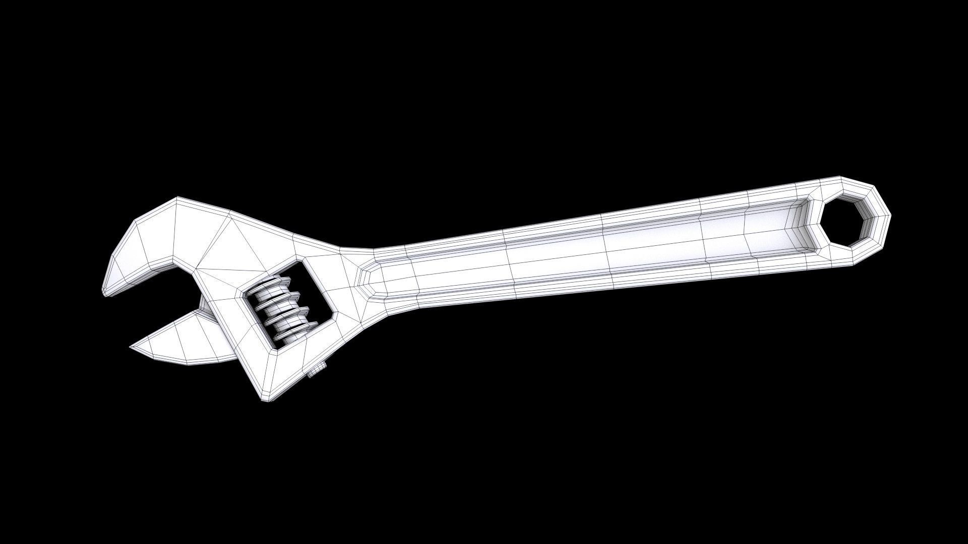 The wrench 3D model_4