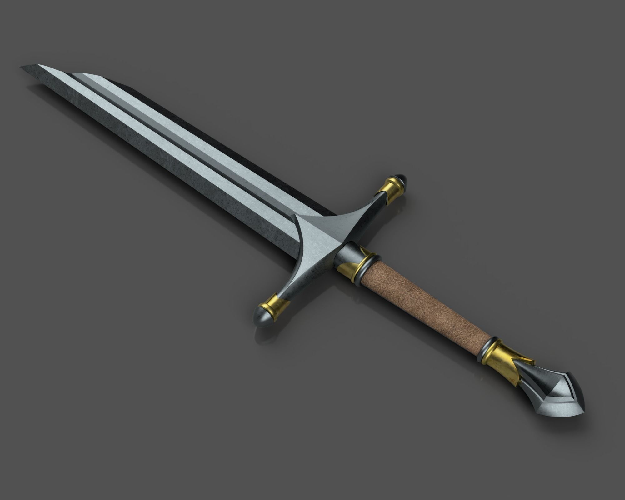 Acharn - Dirhael sword - Shadow of Mordor - 3D Printable 3D print model_2