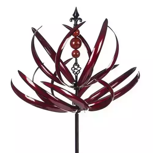 Red Basford Waves in Motion Wind Rotator