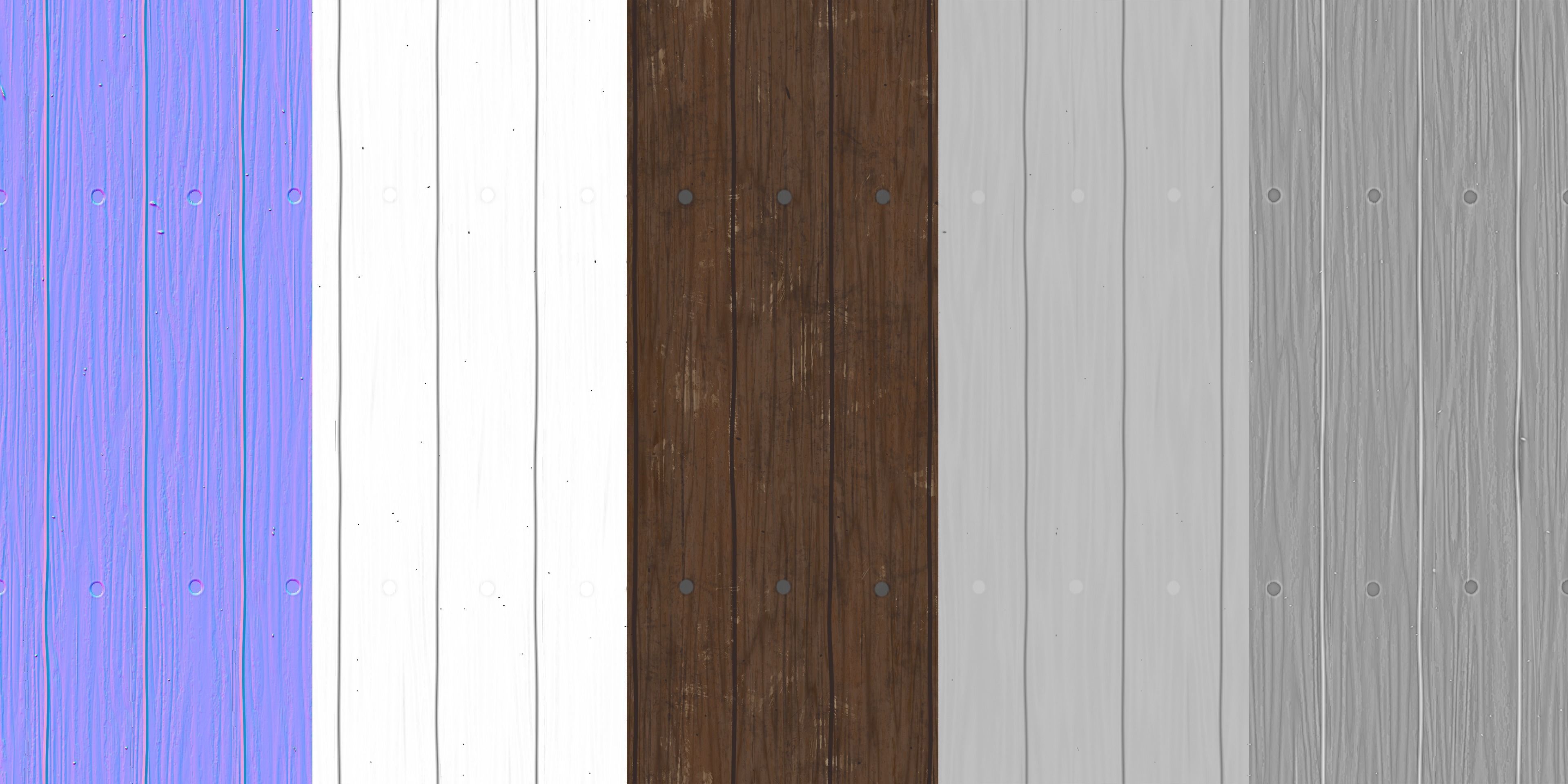 Wooden planks - Substance Designer Texture_3
