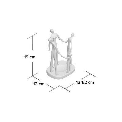 Mocha Dolton Family Circle Figurine Decor 3D model_1