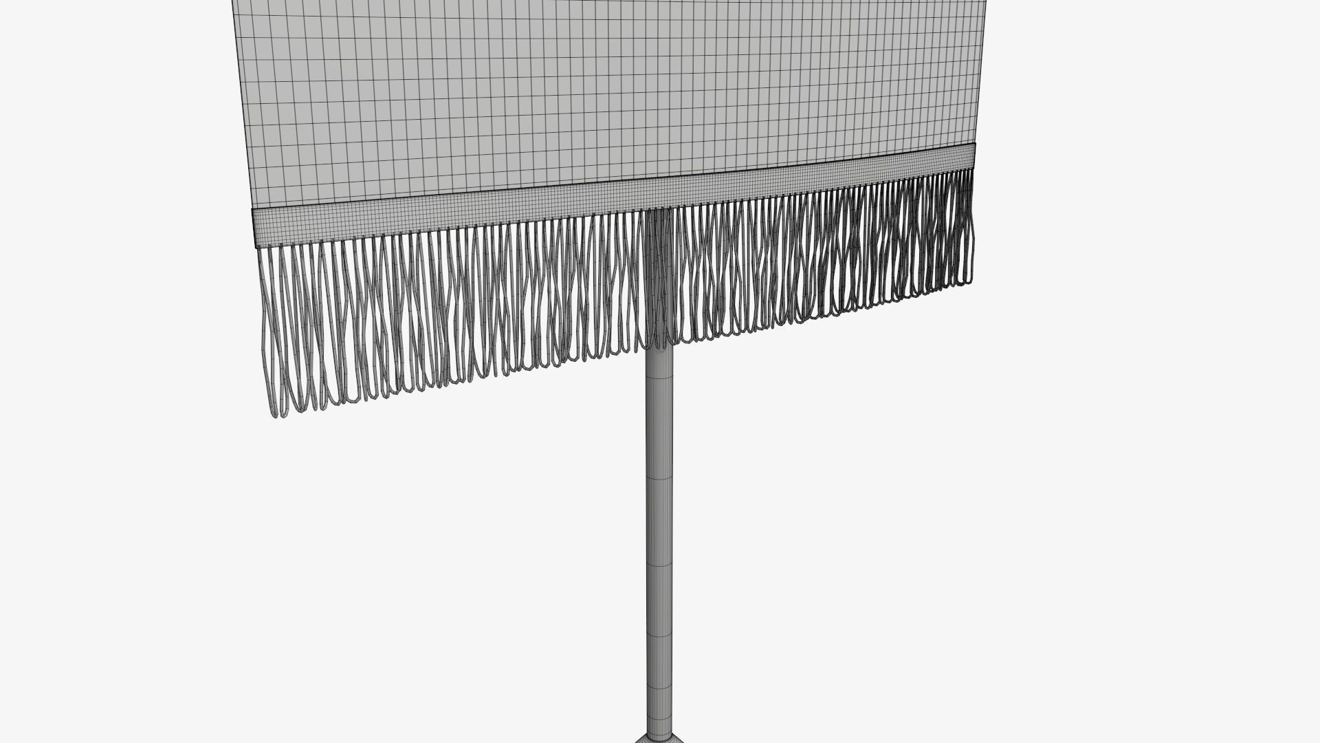 Desk pennant on a spire 3D model_10