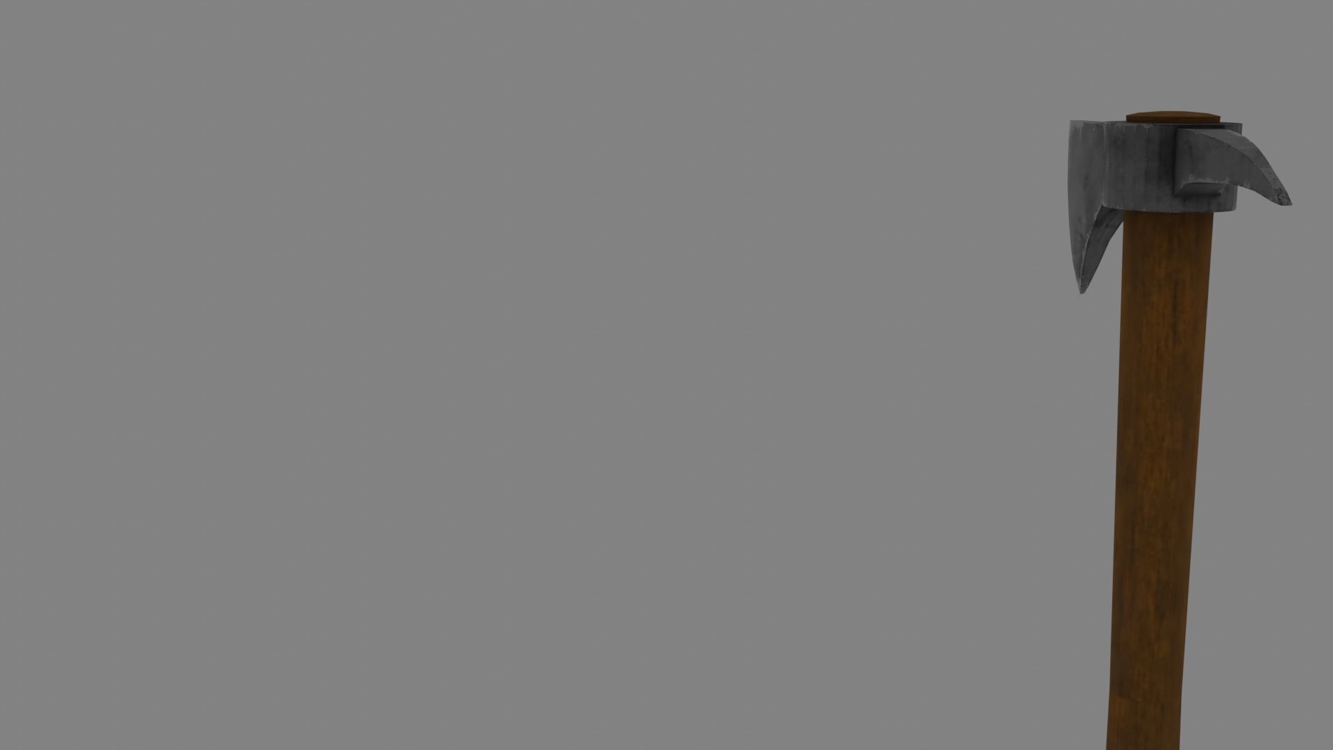 PBR Axe Game Ready Low-poly 3D model_2