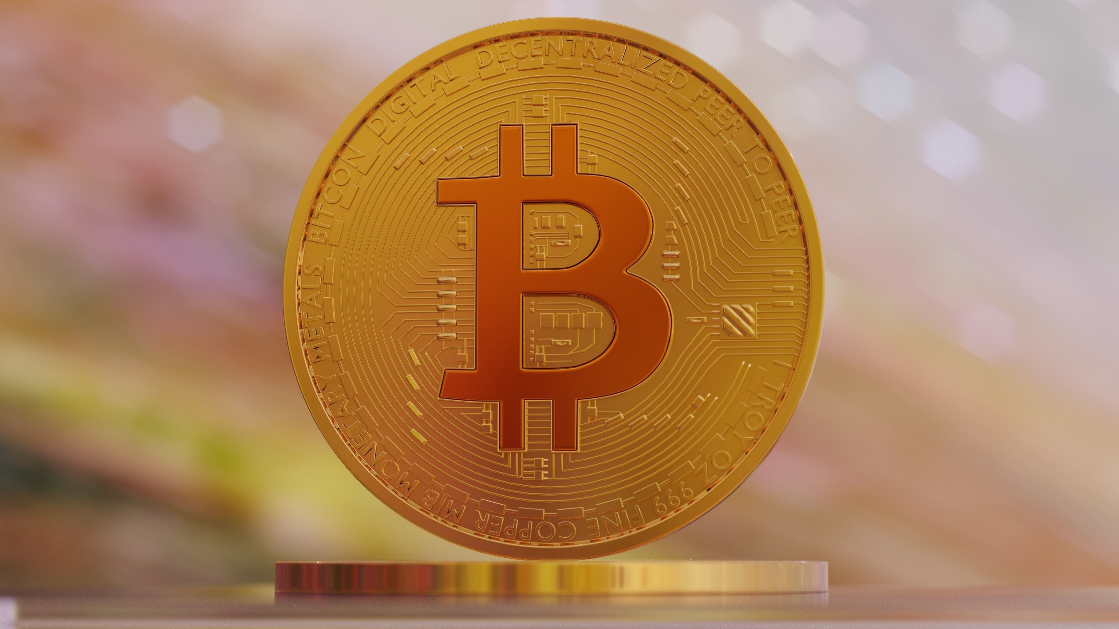 Bitcoin is a new kind of money Free 3D model_3