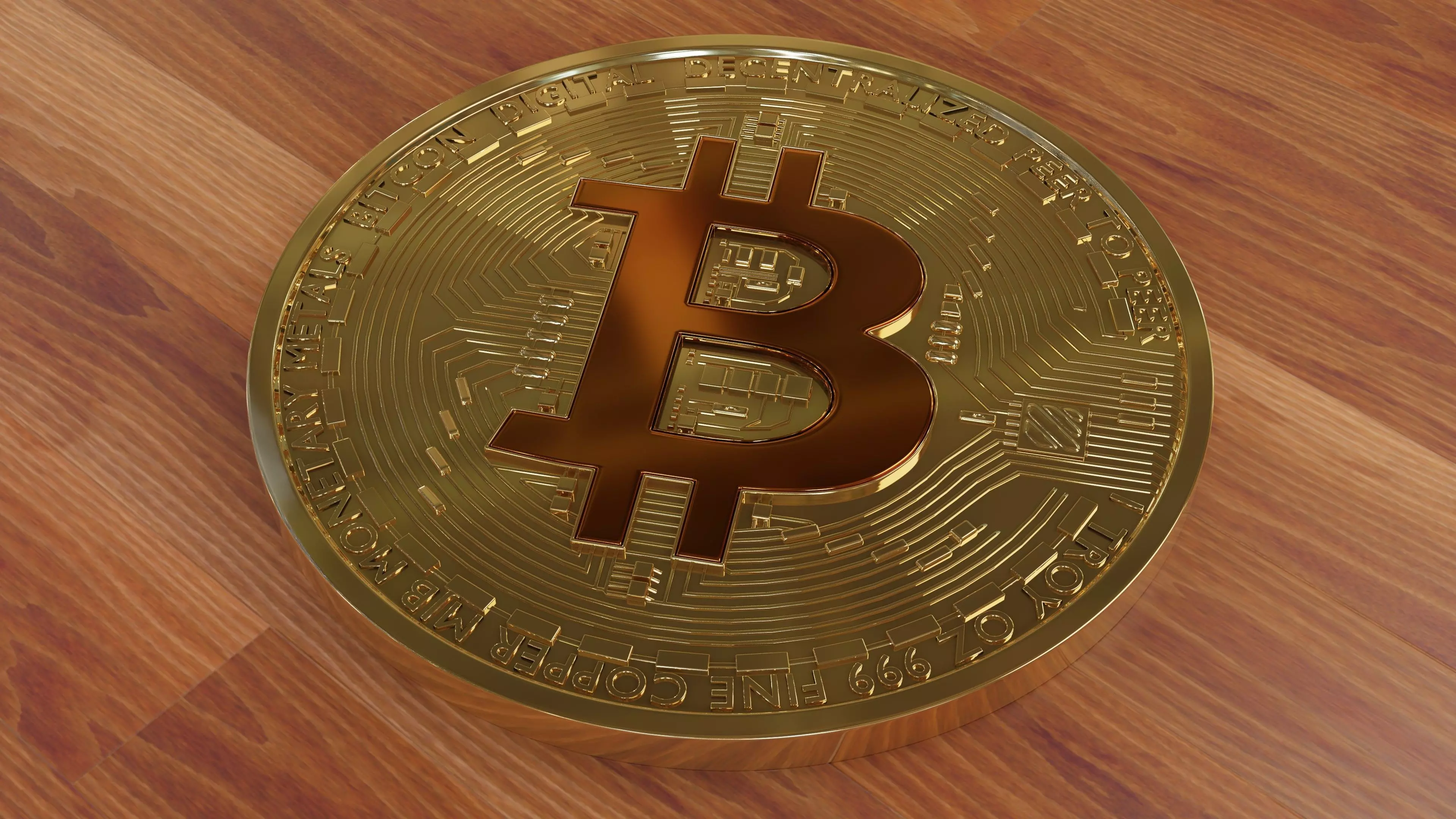 Bitcoin is a new kind of money Free 3D model_0