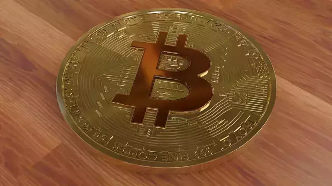 Bitcoin is a new kind of money Free 3D model