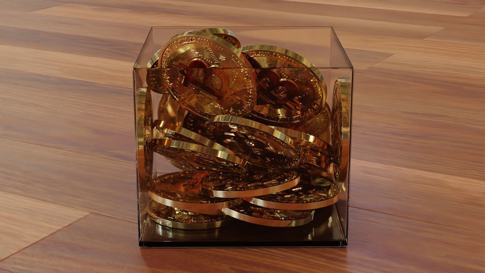 Bitcoin is a new kind of money Free 3D model_10