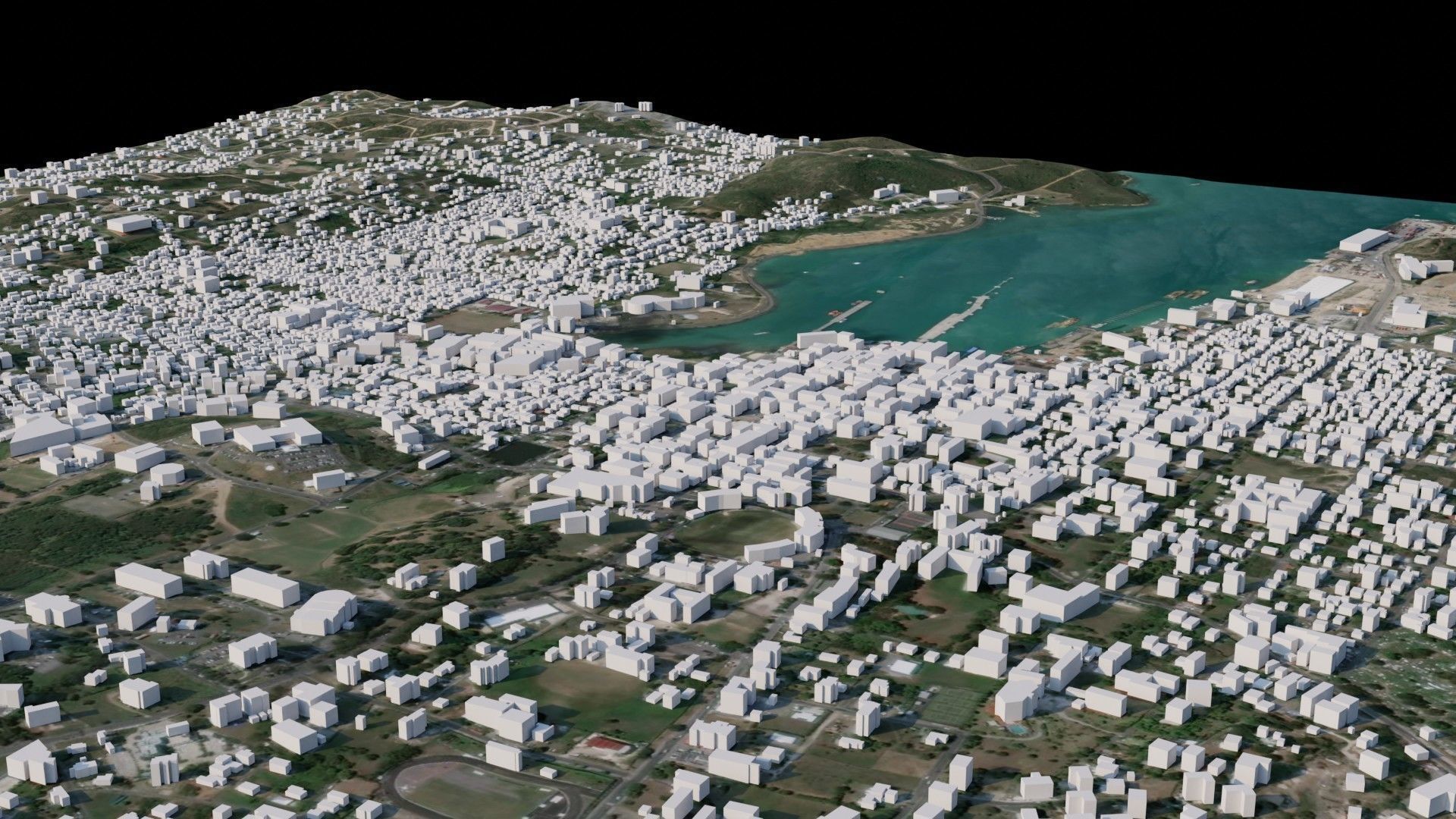Saint Johns - Antigua and Barbuda 3D model_1