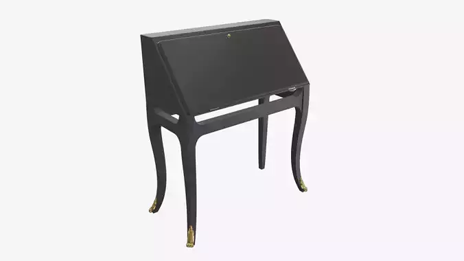  Bureau with hinged door