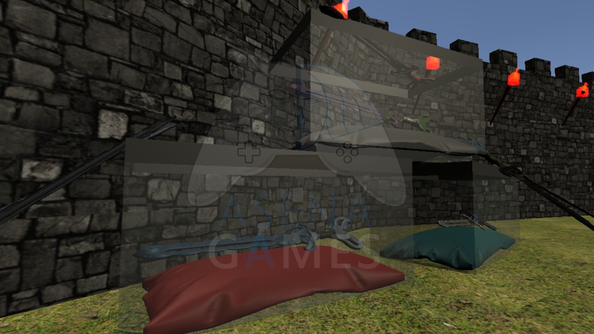 SABER AND SHiELD ASSETS BY ASENA GAMES STUDiO 3D model_5