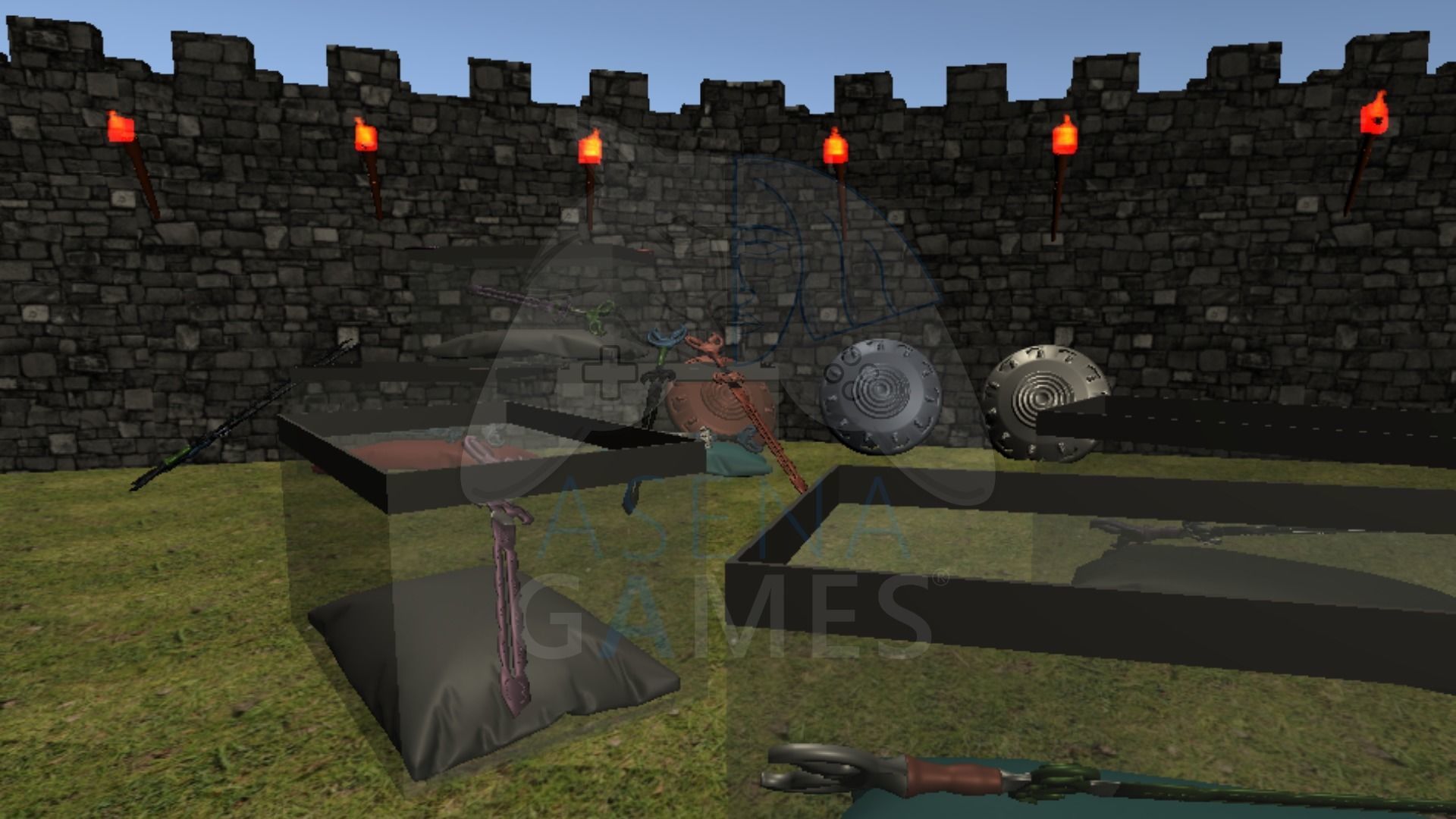 SABER AND SHiELD ASSETS BY ASENA GAMES STUDiO 3D model_2