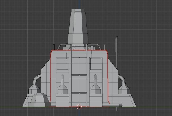 Low Poly Communist Party camp Free low-poly 3D model_7