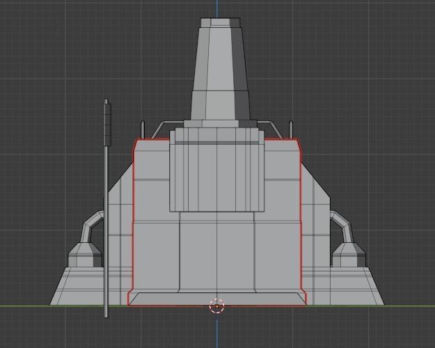 Low Poly Communist Party camp Free low-poly 3D model_4