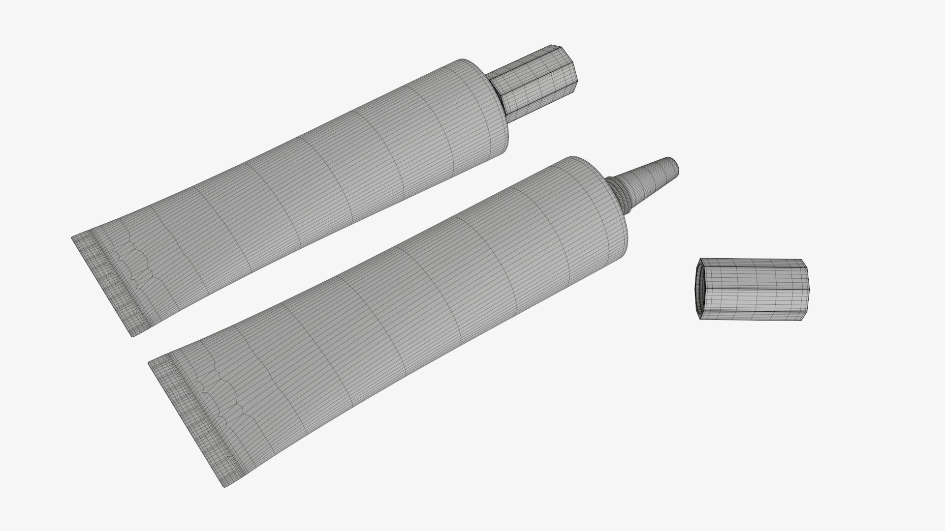 Instant super glue tin tube 01 3D model_6