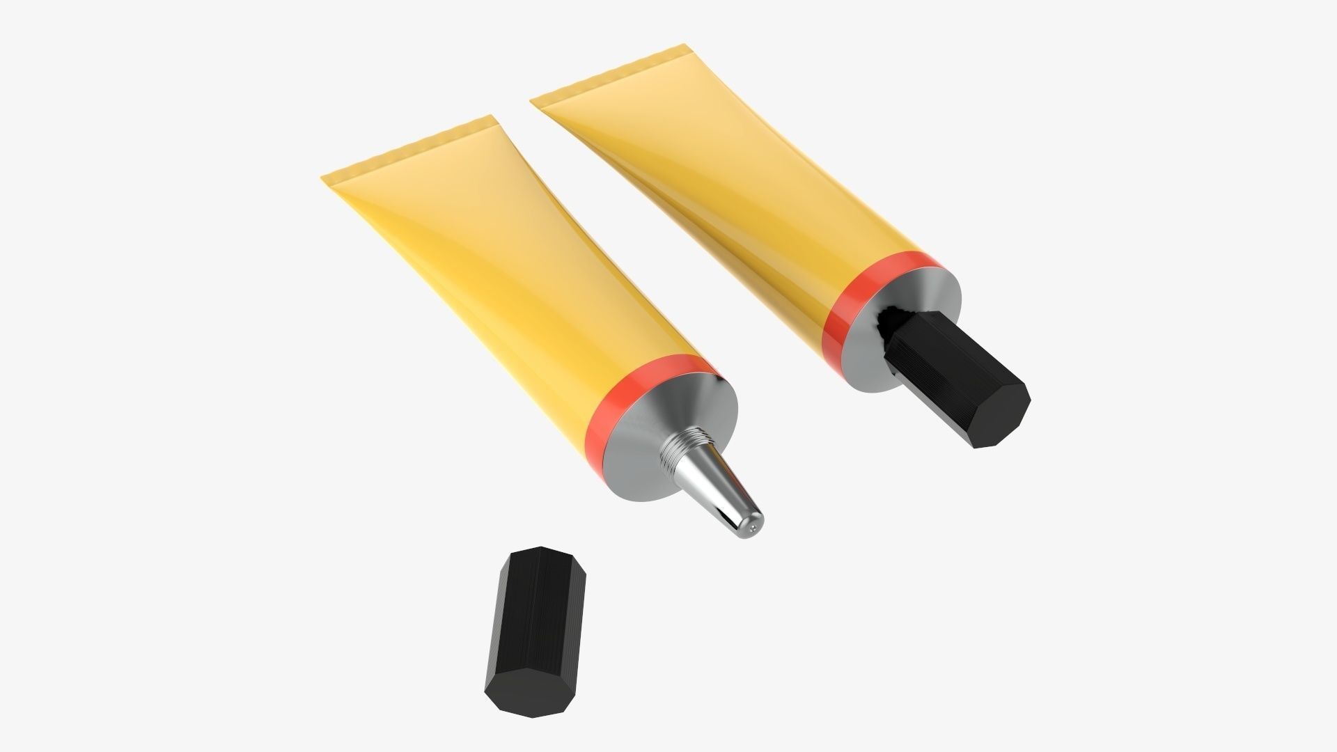 Instant super glue tin tube 01 3D model_2