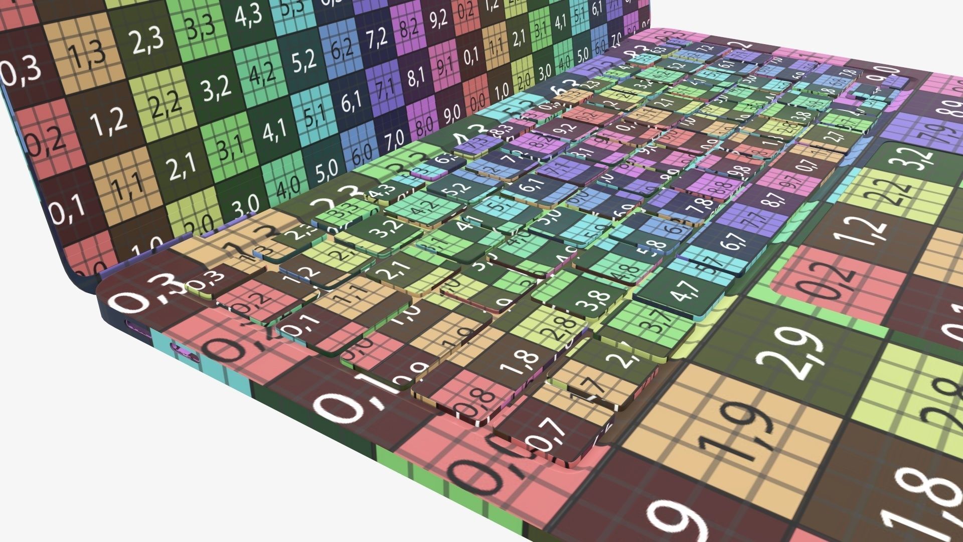 Open laptop mockup 01 3D model_19