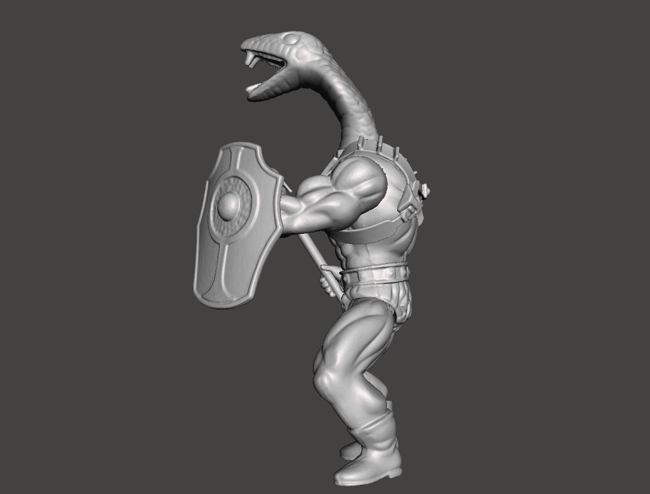 SUNGOLD COBRA VINTAGE GALAXY WARRIOR ACTION FIGURE COMPLETE 3D print model_3