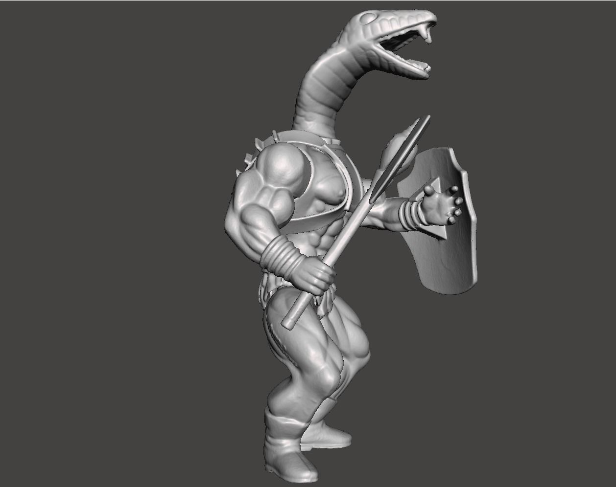 SUNGOLD COBRA VINTAGE GALAXY WARRIOR ACTION FIGURE COMPLETE 3D print model_1