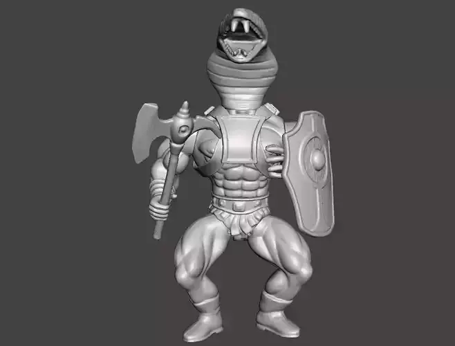 SUNGOLD COBRA VINTAGE GALAXY WARRIOR ACTION FIGURE COMPLETE 3D print model