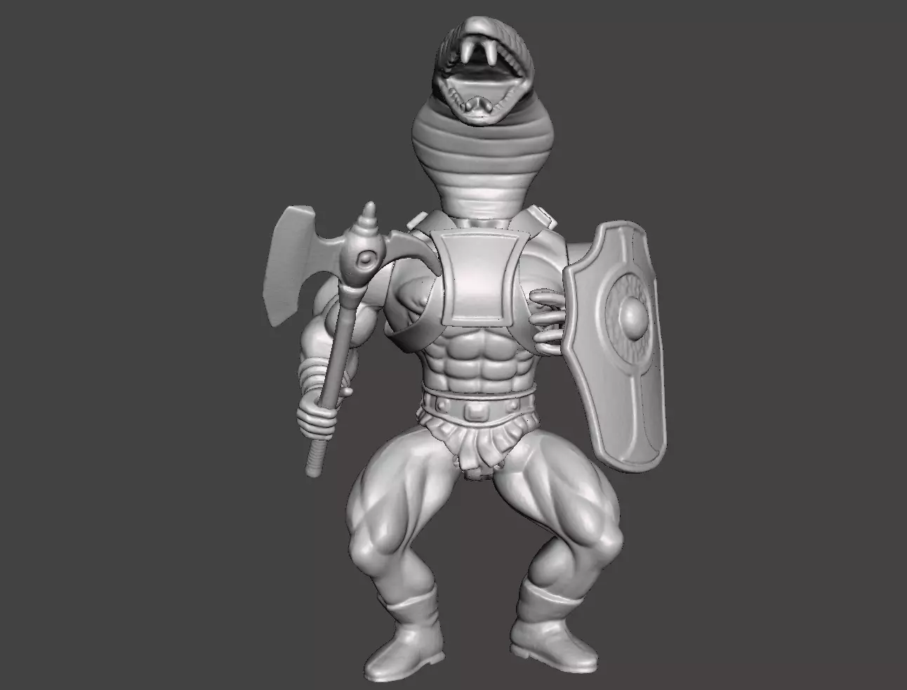 SUNGOLD COBRA VINTAGE GALAXY WARRIOR ACTION FIGURE COMPLETE 3D print model_0