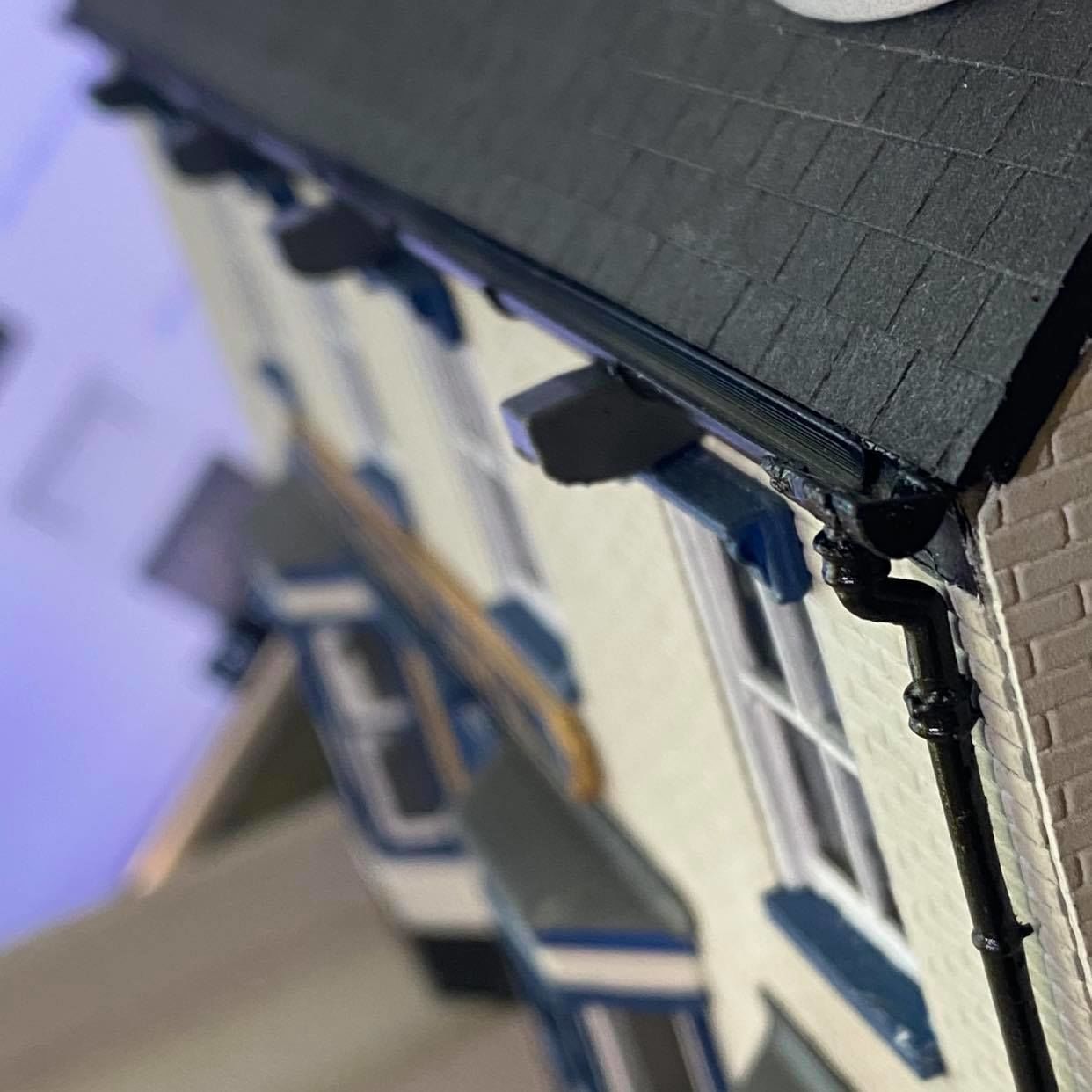 ROOF GUTTER 7MM SCALE O GAUGE MODEL RAIL 2 AND A HALF MM OFFSET 3D print model_1