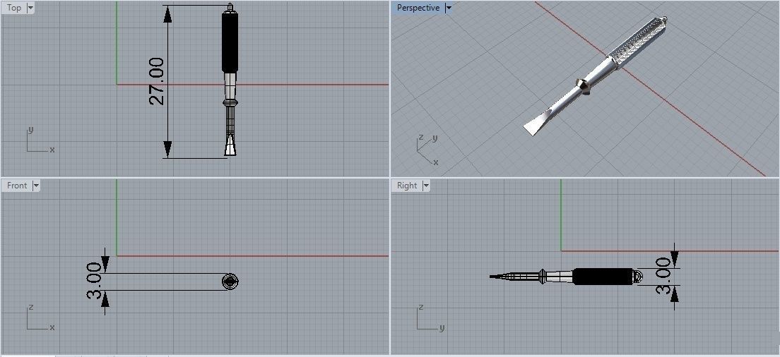 Reliquary Pendant with Key - Jewelry 3D - PG-412 3D print model_26