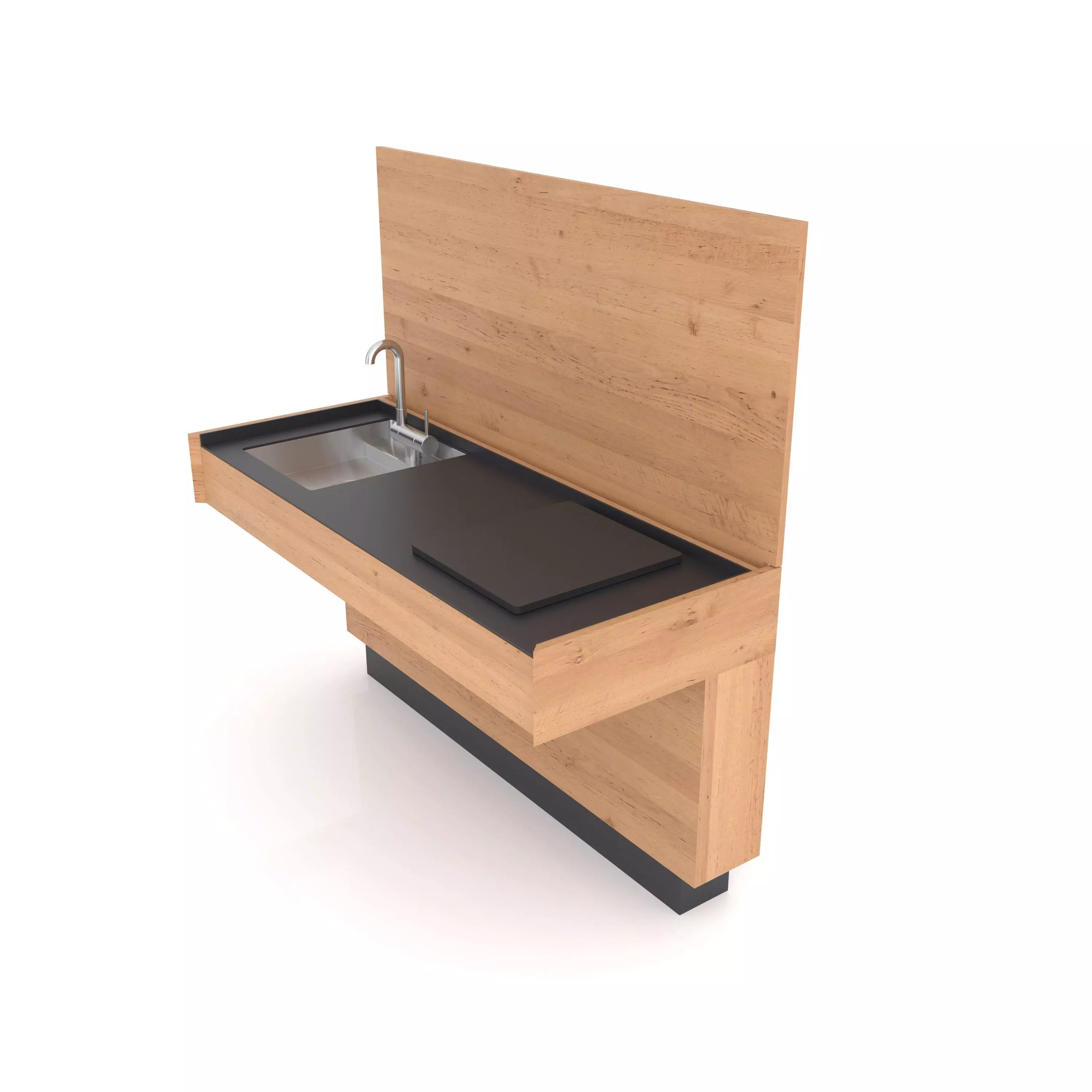 Bamboo kitchen Sanwacompamu AC01 3D model