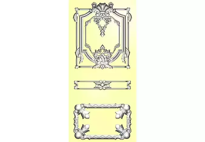 artcam 3d doors 3D model