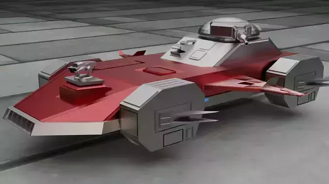 Sci-fi hovertank