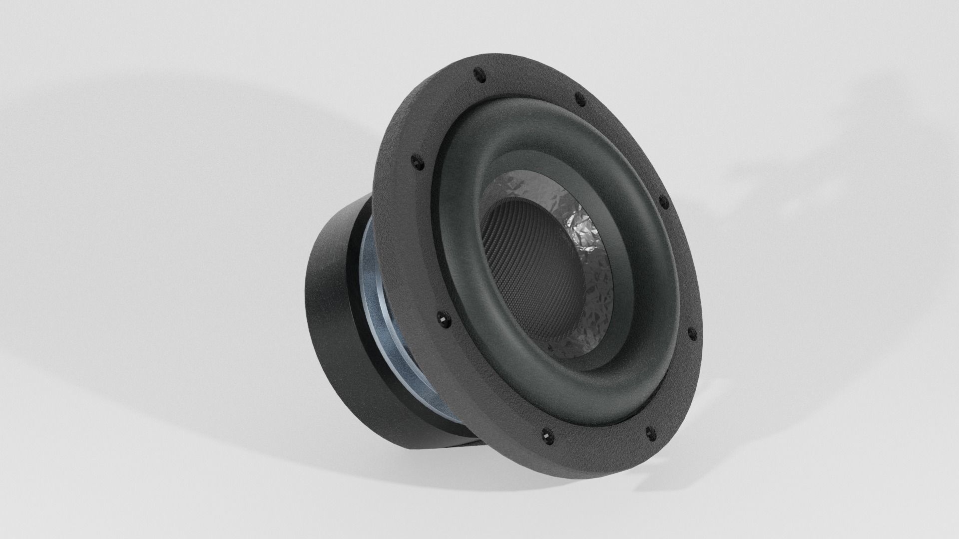 Woofer Speaker Clean 01 - Blender 3d 3D model_1