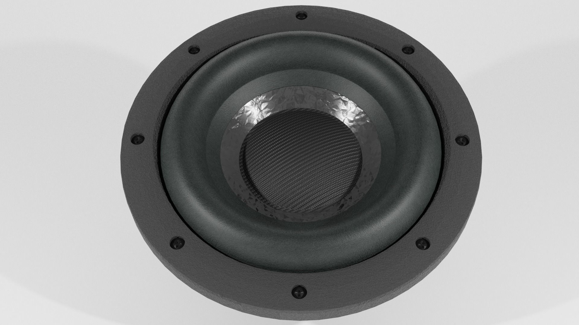 Woofer Speaker Clean 01 - Blender 3d 3D model_5