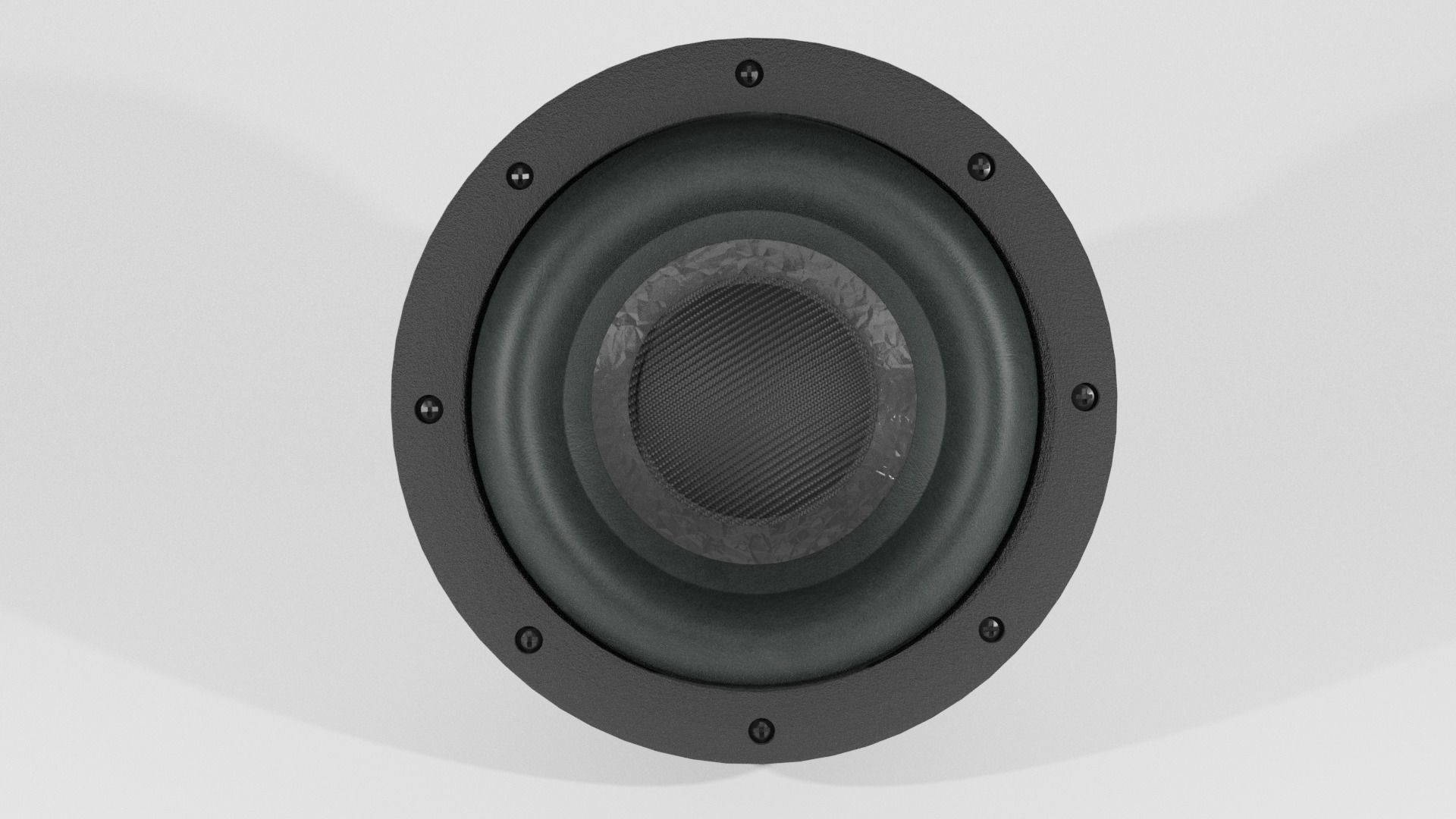 Woofer Speaker Clean 01 - Blender 3d 3D model_7
