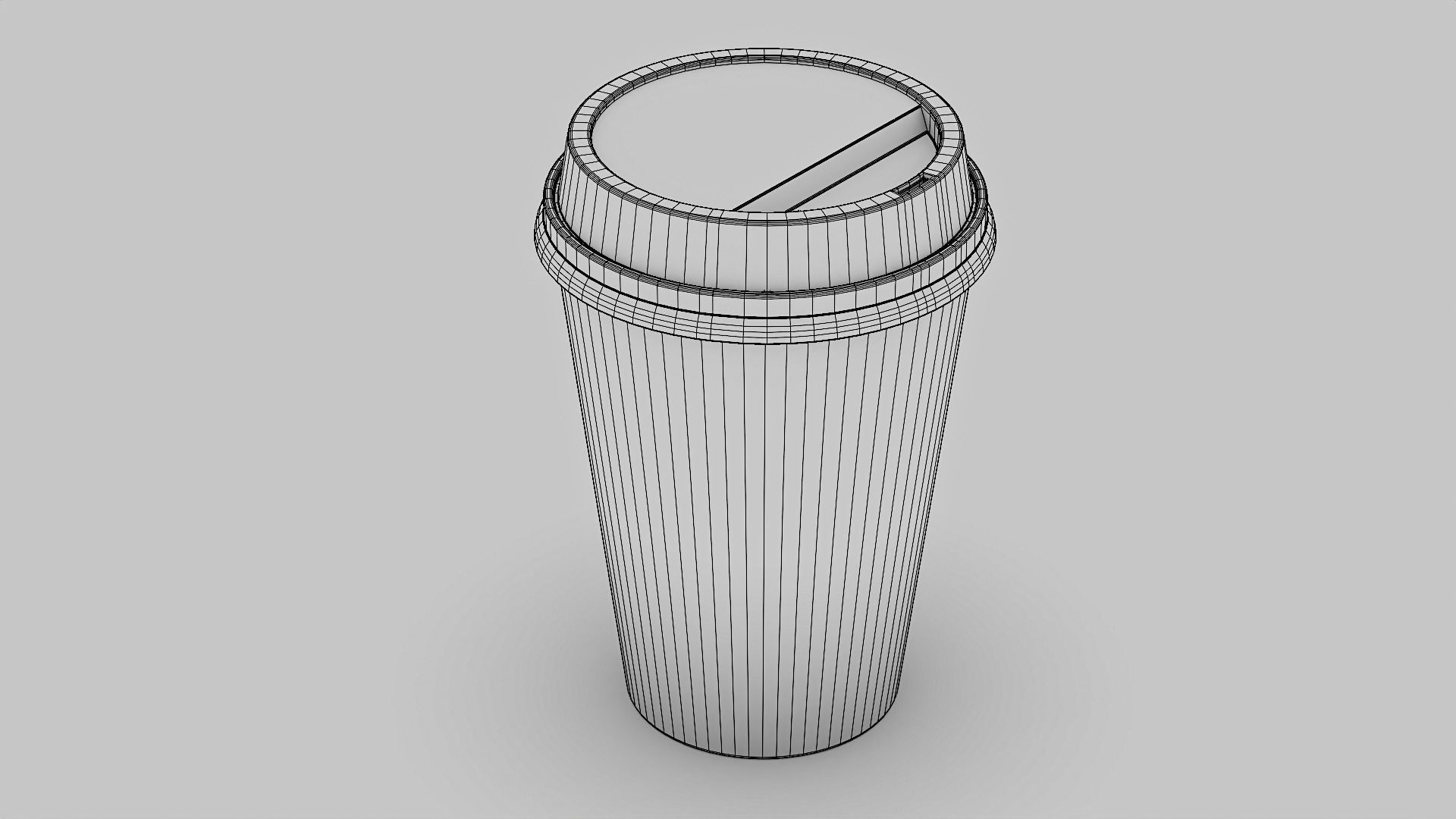 Starbucks Cup Low-poly 3D model_4