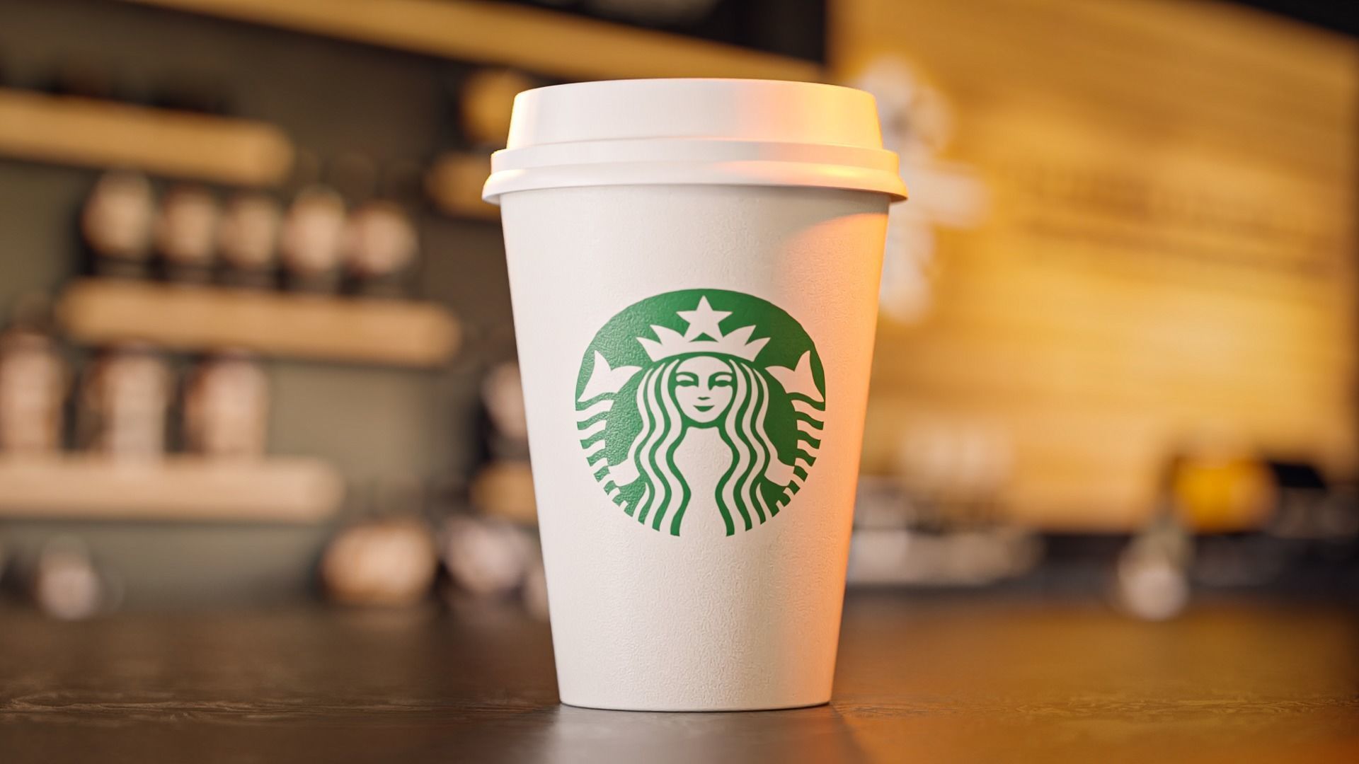 Starbucks Cup Low-poly 3D model_2