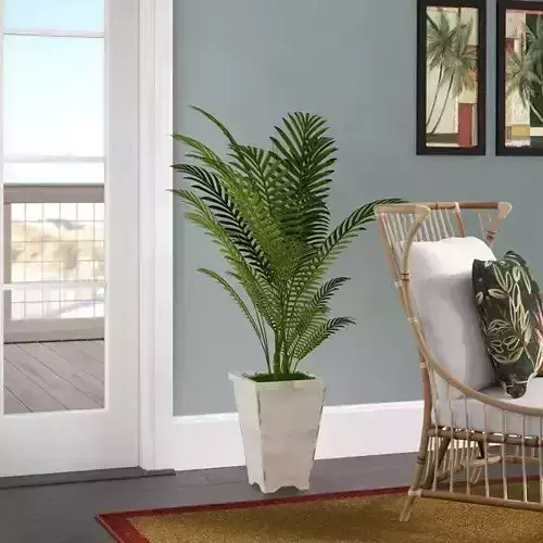 Artificial Floor Areca Palm Tree in Planter
