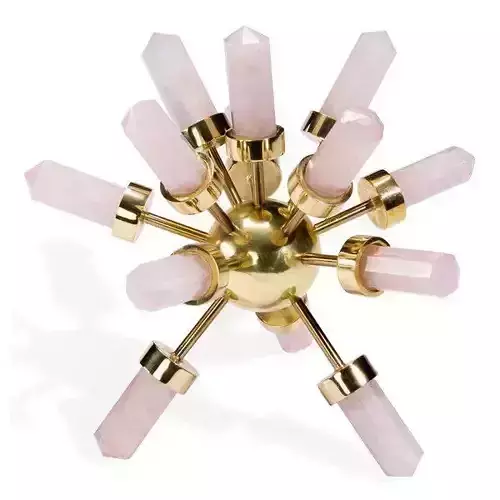 Blush Vivien Crystal Sculpture 3D model