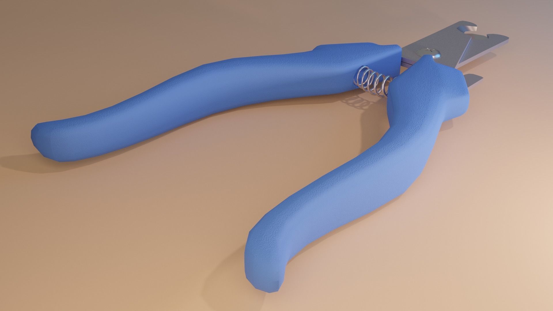 claw cutter Low-poly 3D model_1